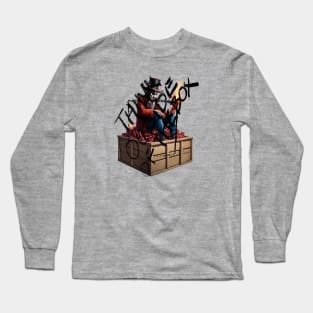 Think Outside Of The Box Guy Fawkes Humor Long Sleeve T-Shirt